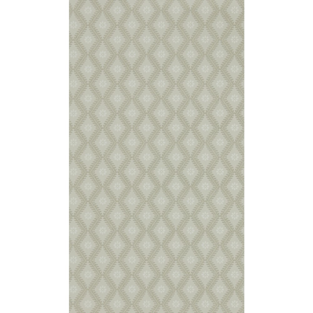 Witney Daisy Wallpaper 216874 by Sanderson in Birch White